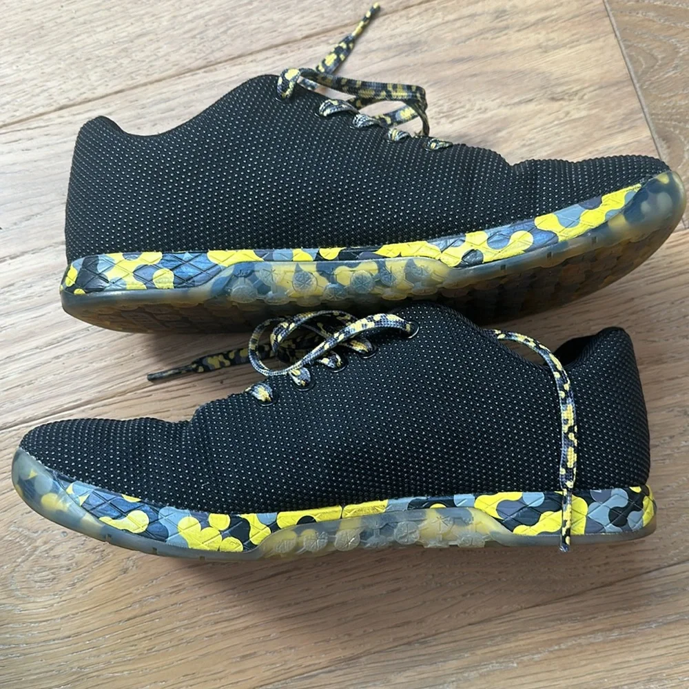 NOBULL Black and Yellow Mens 10.5  Sneakers - Picture 4 of 6